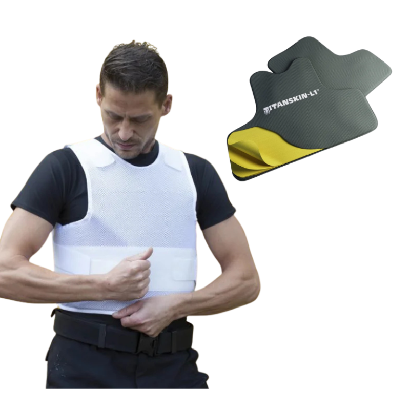 ENGARDE Colete Balístico Kit TITANSKIN™ Series |Painel Anti-Punção Profissional|