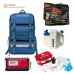 Kit 1- Kit de Emergência: Mochila, Comida e Água