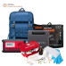 Kit 3 - Kit de Emergência: Mochila, Power Bank, Painel Solar, Comida, Radio e Primeiros Socorros