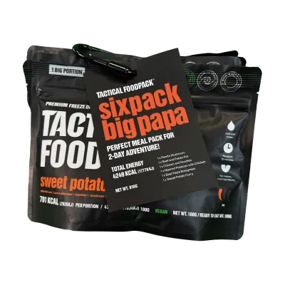 Tactical food | Sixpack Big PAPA| Comida para 2 dias