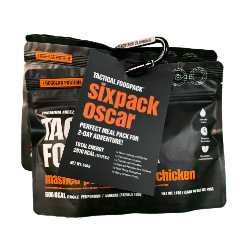 Tactical food | Sixpack OSCAR | Comida para 2 dias