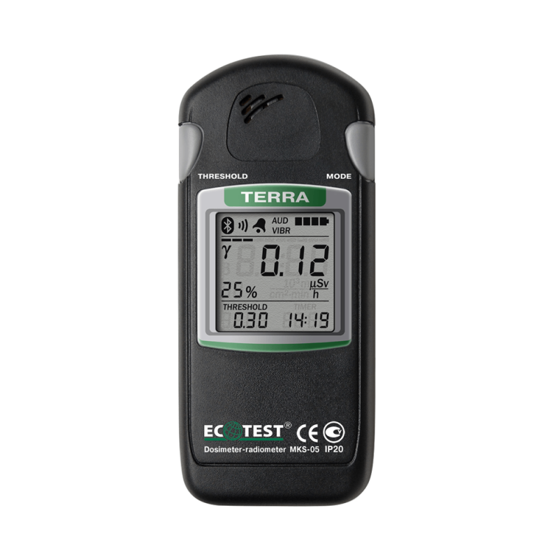 Detetor de Radiação Civil MKS-05 TERRA com Bluetooth