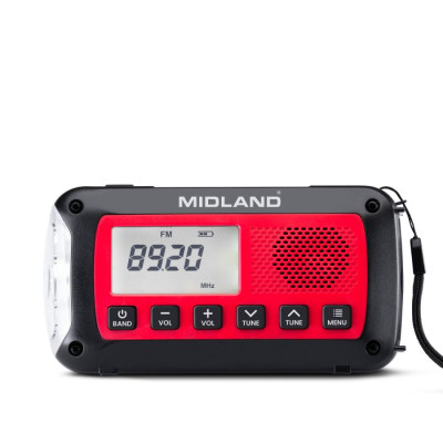 ER100 emergency radio & battery
