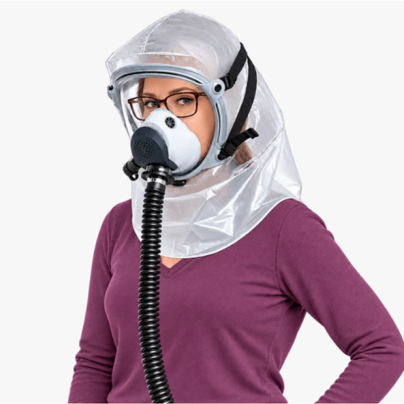Mask CBRN Nuclear + hood + ONYX 45 PAPR (Includes Filter RD40x1/7" OTAN