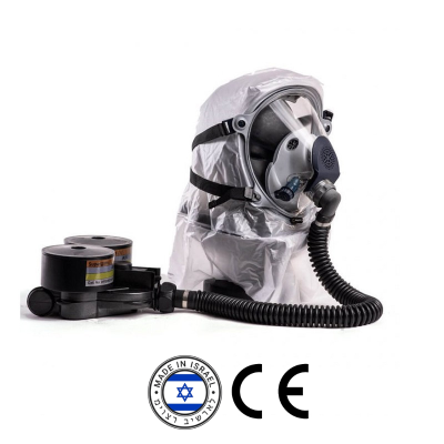Máscara Nuclear + Capuz NBC/CBRN (Inclui Filtro RD40)