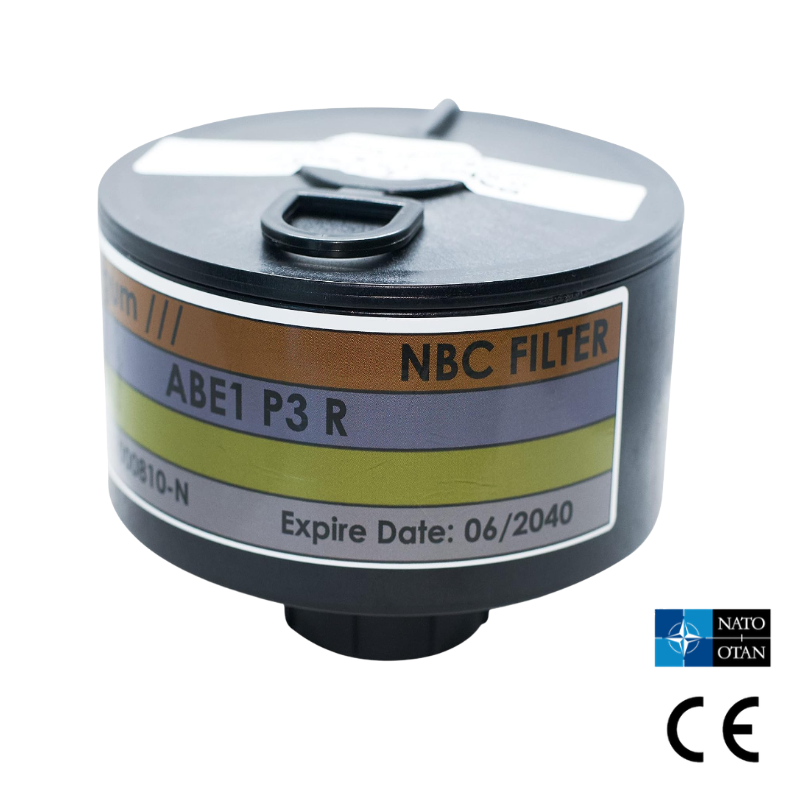 Filtro CBRN A1B1E1P3 RD40x1/7" (NATO) (reforçado de hematite)